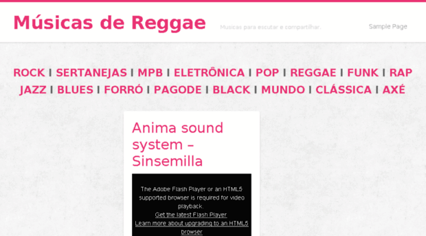 musicasdereggae.com