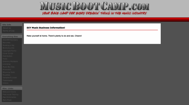 musicbootcamp.com