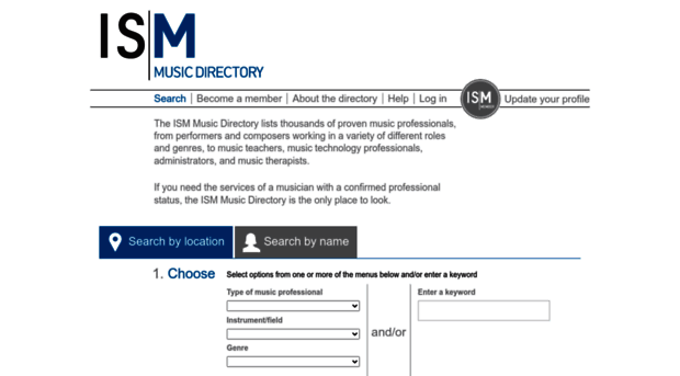 musicdirectory.ism.org