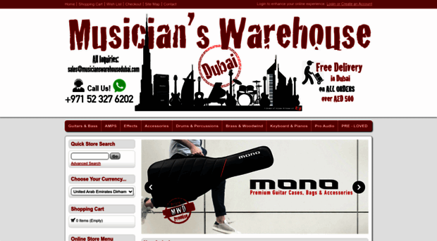 musicianswarehousedubai.com