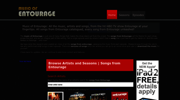 musicofentourage.com