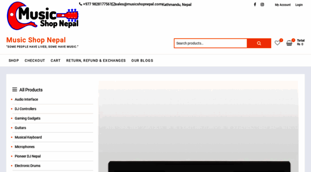 musicshopnepal.com