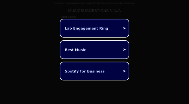 musicsuggestions.ninja