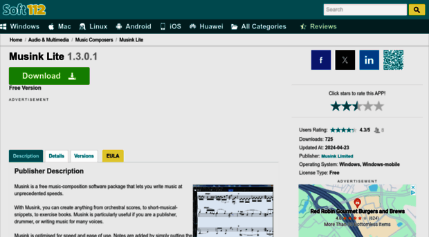 musink-lite.soft112.com - Musink Lite 1.3.0.1 Free Downl... - Musink ...
