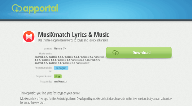 musixmatch-lyrics-music.apportal.co