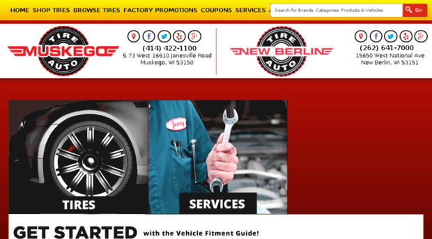 muskegotire.com