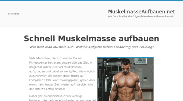 muskelmasseaufbauen.net