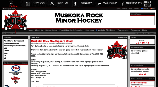 muskokarockhockey.ca