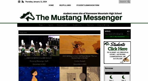 mustangmessenger.net