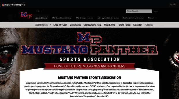 mustangpanthersports.org