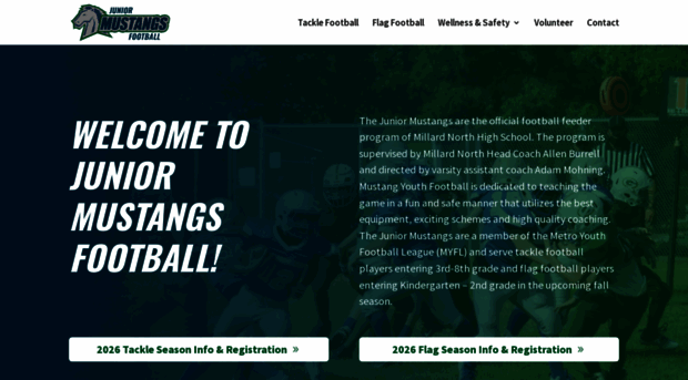 mustangyouthfootball.org