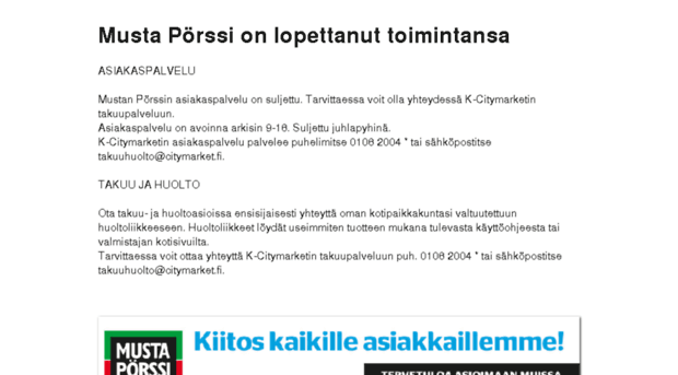 mustaporssi.fi