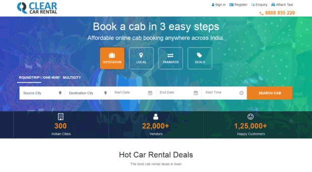 mustseeindia.clearcarrental.com