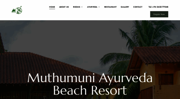 muthumuniayurvedabeach.com