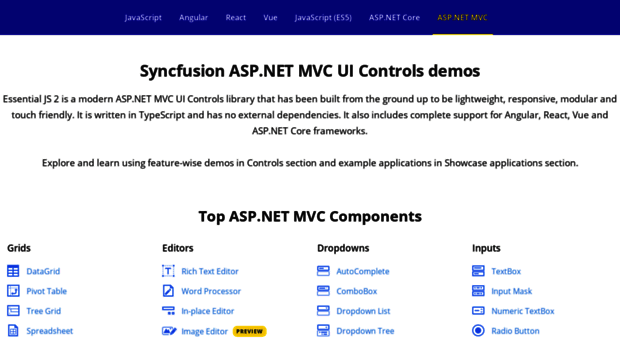 mvc.syncfusion.com