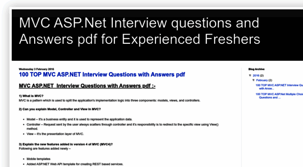 mvcaspdotnetinterviewquestions.blogspot.com