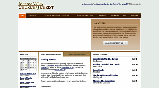 mvchurchofchrist.org