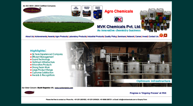 mvkchemicals.com