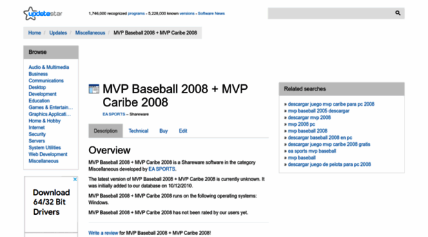 mvp-baseball-2008-mvp-caribe-2008.updatestar.com