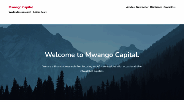 mwangocapital.com