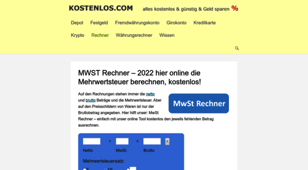 mwstrechner.com