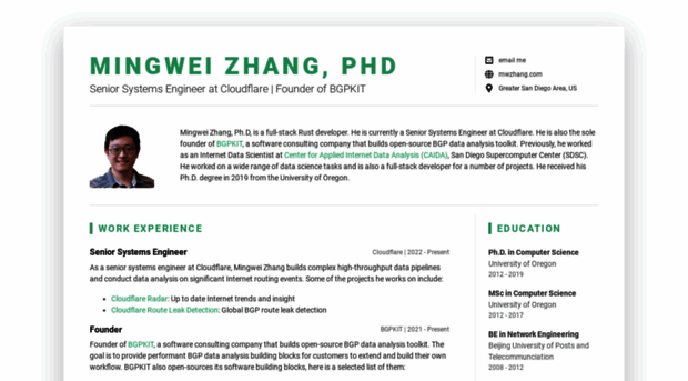 mwzhang.com