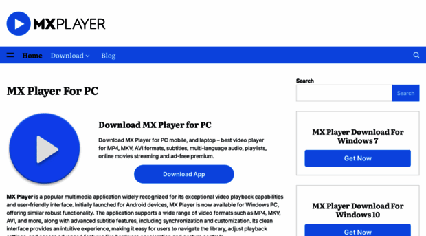 mxplayeronpc.com