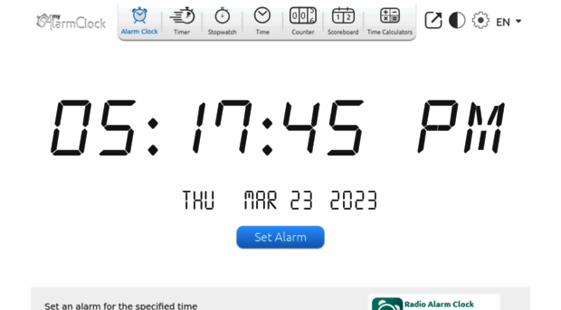 my-alarm-clock.com