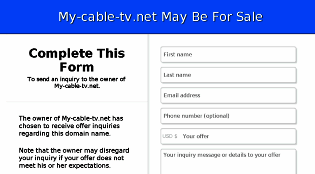 my-cable-tv.net