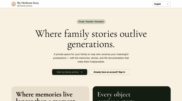 my-heirloom-story.com