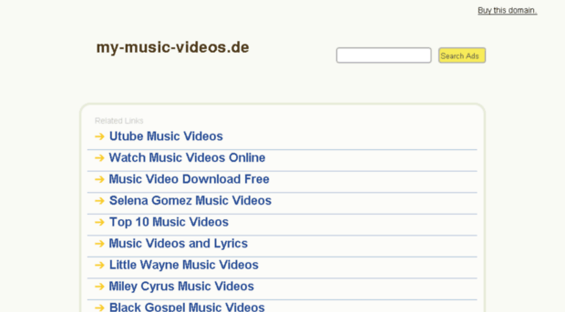 my-music-videos.de