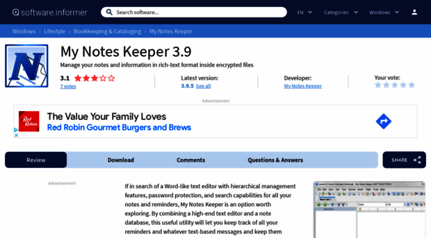 my-notes-keeper.informer.com