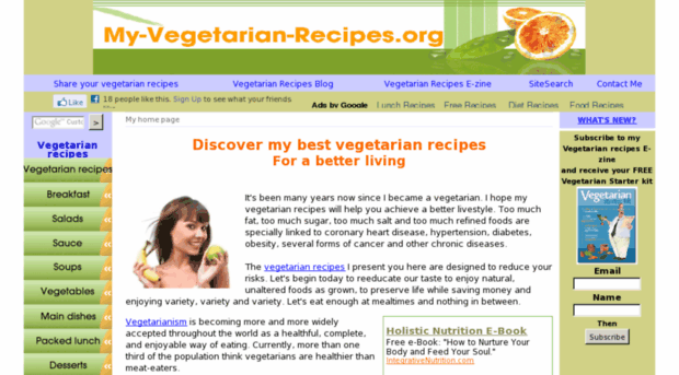 my-vegetarian-recipes.org