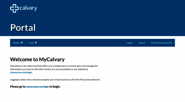 my.calvarynow.com