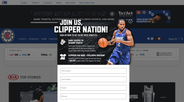 my.clippers.com