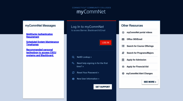 my.commnet.edu