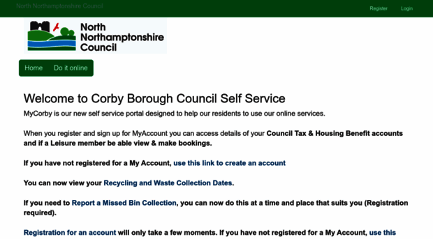 my.corby.gov.uk