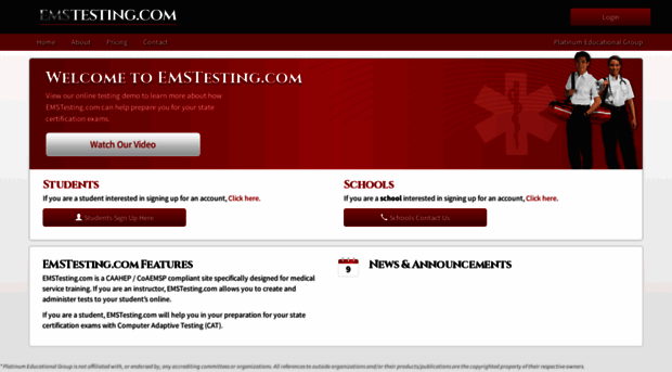 my.emstesting.com - EMSTesting.com Home - My EMSTesting