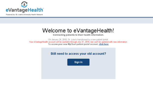 my.evantagehealth.com