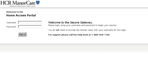 My hcr manorcare Home Access Portal My Hcr Manorcare