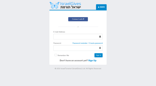 my.israelgives.org