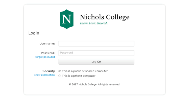 my.nichols.edu