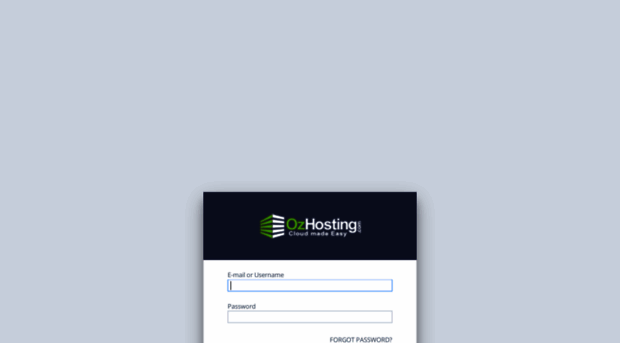 my.ozhosting.com