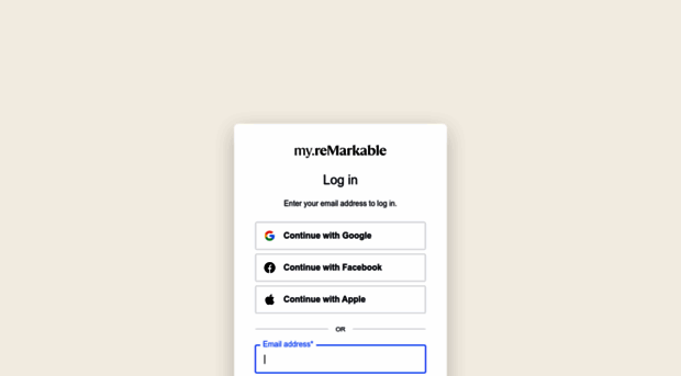 my.remarkable.com