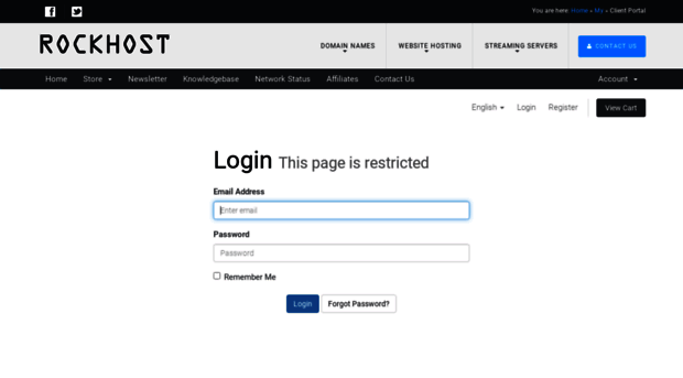my.rockhost.com