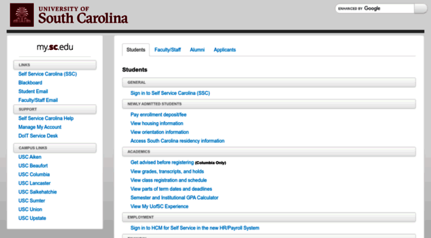 my.sc.edu