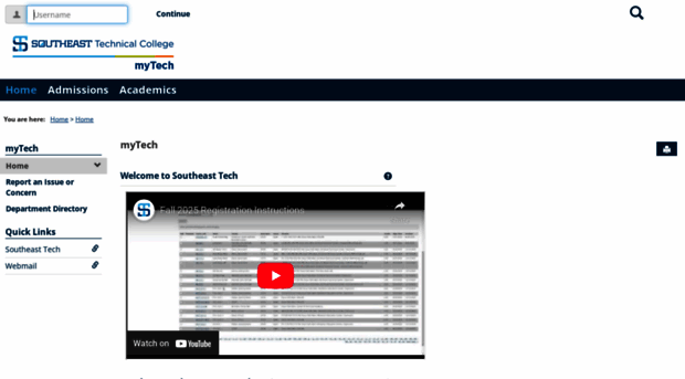 my.southeasttech.edu