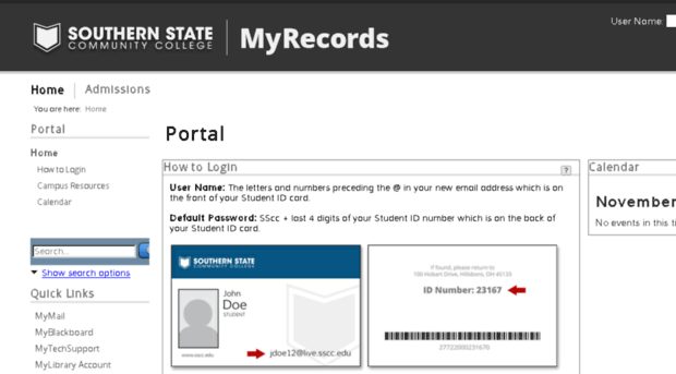 my.sscc.edu