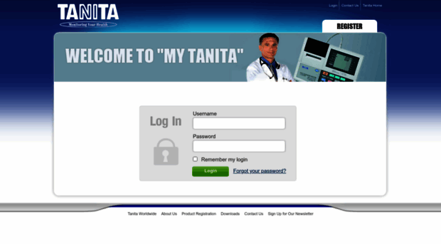 my.tanita.com