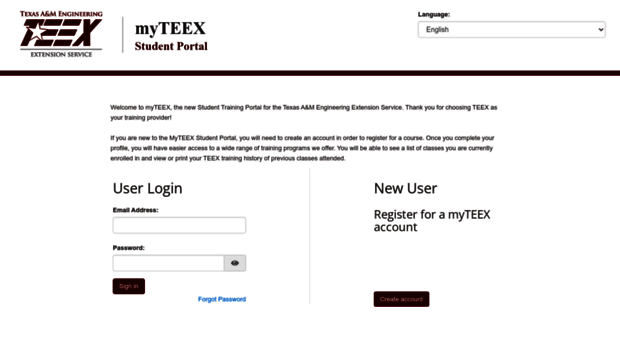 my.teex.org